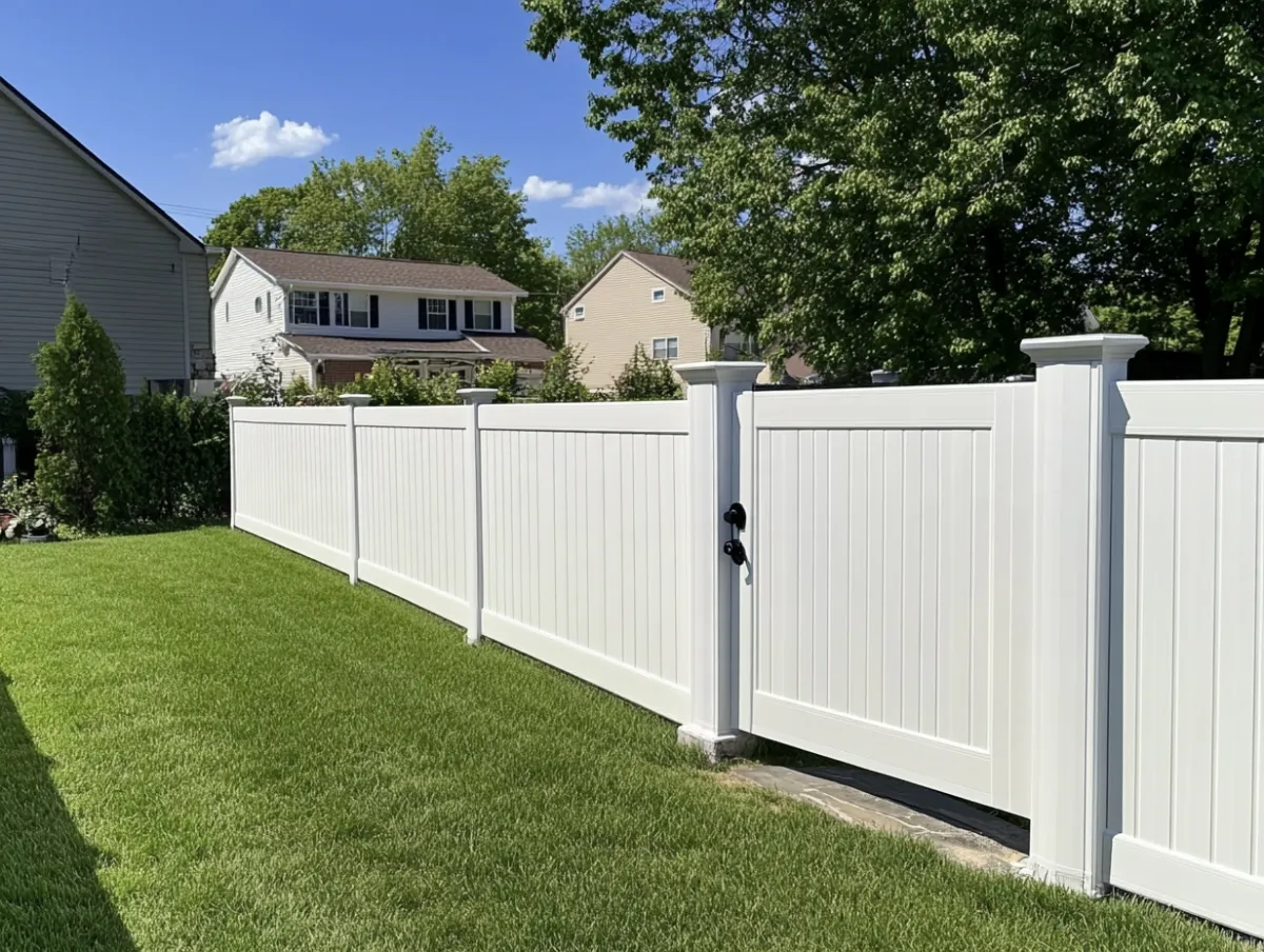 Vinyl Fencing for a home in Medford, Oregon